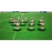 Subbuteo Andrew Table Soccer Mexico 3rd Jersey  World Cup 1998 on Classic Hasbro Bases